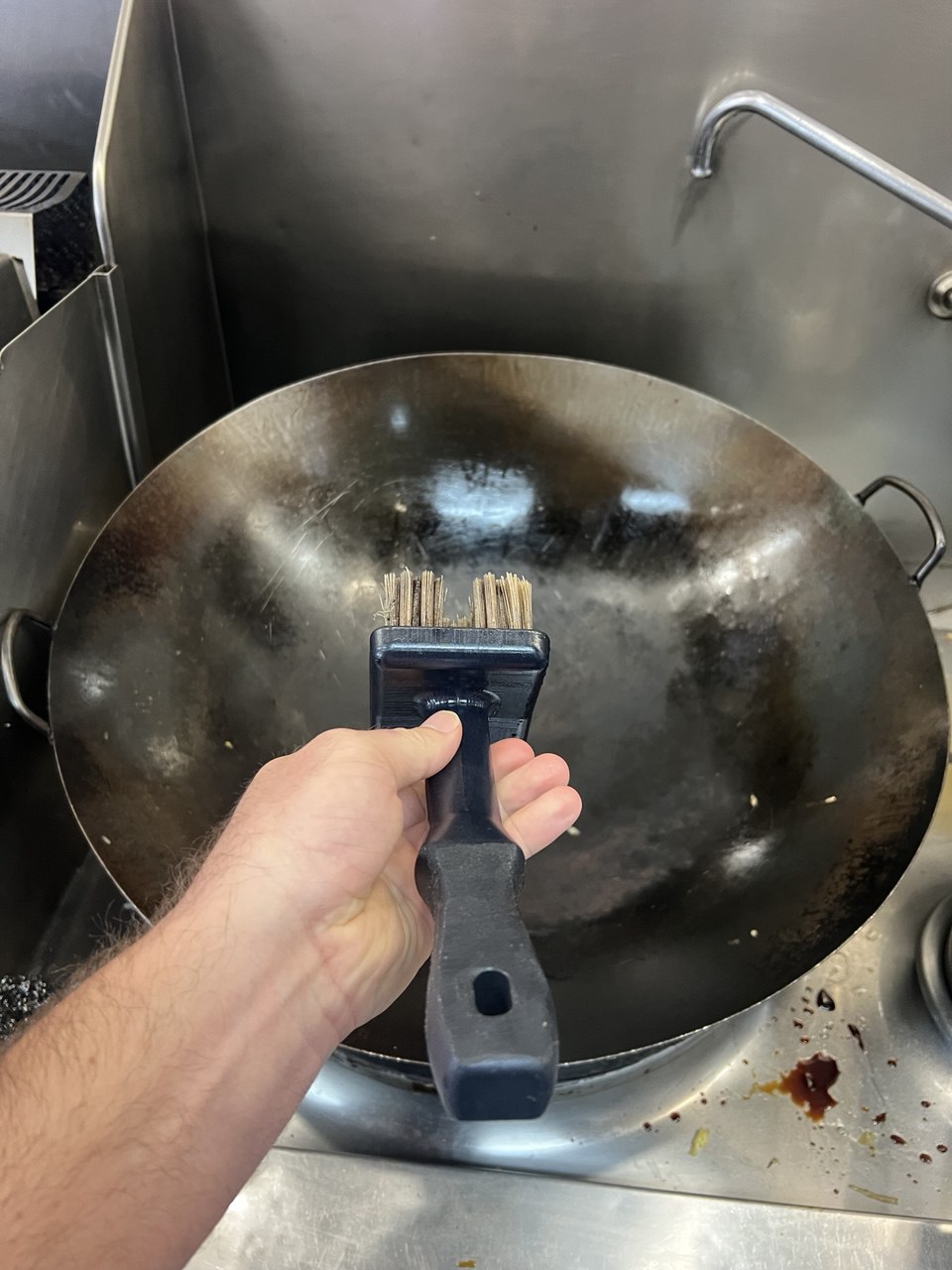 High Heat Wok Utility Brush (prototype)