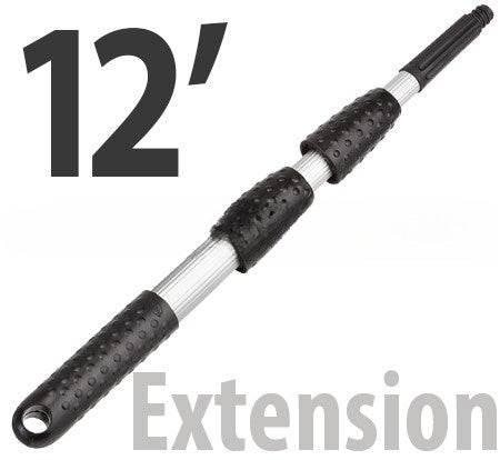 12' Adjustable Extension Handle - Twist Lock - Aluminum