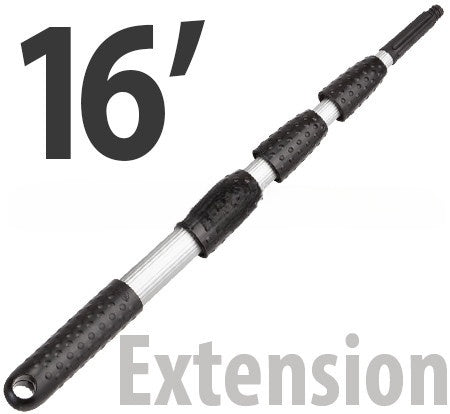 16 foot telescoping fishing pole 16' Adjustable Extension Handle - Twist Lock