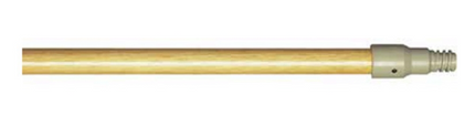 60" x 15/16" wood handle with plastic ACME thread tip - pack of 12