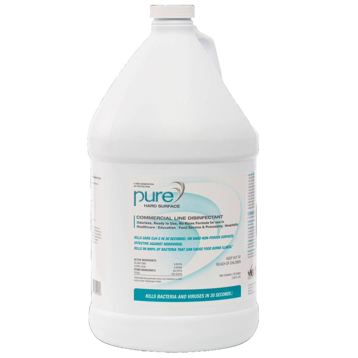 1 Gallon sanitizer/disinfectant RTU refill - Pure Bioscience