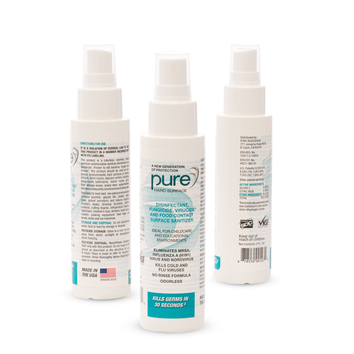PURE Bioscience Sanitizers & Disinfectants