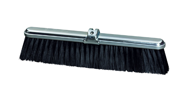 14" black polypropylene broom - average duty (handle sold separately) pack of 12