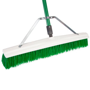 24" Push Broom - Stiff Sweep