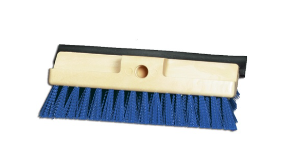 10" Bi-level scrub, with squeegee, blue - pack of 12