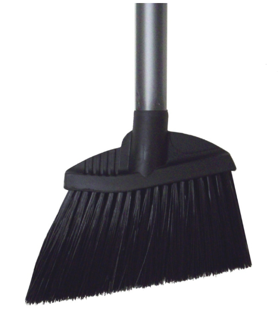 36-1/2" Lobby Broom with Stiff Polypropylene Bristles, with handle - pack of 12