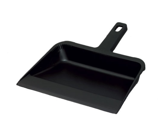 12" Plastic dust pan - pack of 12