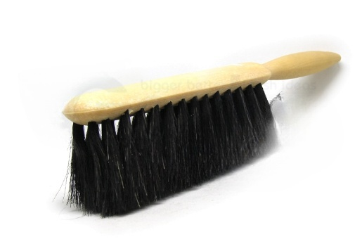 8-1/2" Bench brush, horsehair, plastic handle- pack of 12