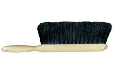 8-1/2" Bench brush, black polypropylene, plastic handle - pack of 12