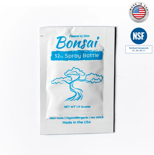 Bonsai Cleaner & Degreaser - 32oz spray bottle refill pouch (30 pack)