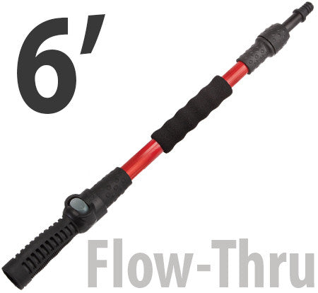 6' Adjustable Flow Thru Handle with On/Off Switch