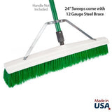 14", 18" & 24" Metal-Free Push Broom Sweeps (handle sold separately)