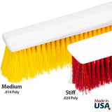 14", 18" & 24" Metal-Free Push Broom Sweeps (handle sold separately)