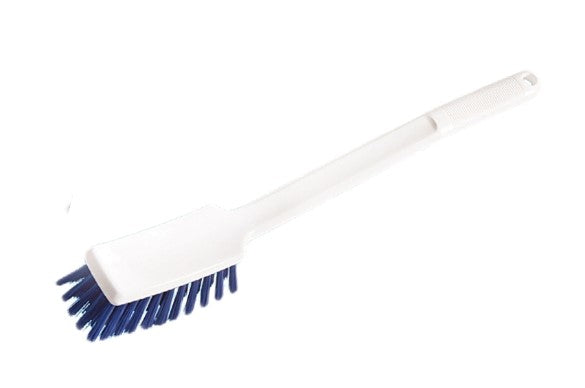 20" Long Handle Utility Brush – Blue Polyester Bristles (pack of 10)