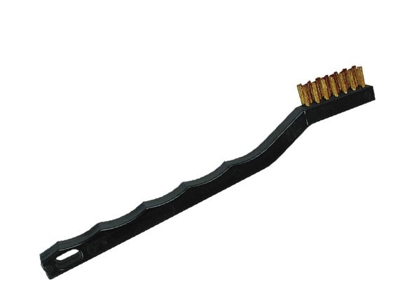 Plastic Handle Detail Brush – Toothbrush-Style with Phosphor Bronze Bristles (pack of 12)