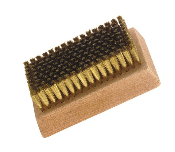 Fine Filament Block Brush – Medium-Duty Brass (pack of 12)