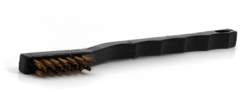 3 x 7 Row Phosphor Bronze Bristle Scratch Brush – Plastic Handle (0.006") (pack of 12)