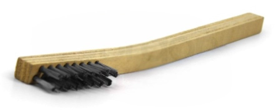 2 x 8 Row Stainless Steel Scratch Brush – Plywood Handle (pack of 12)