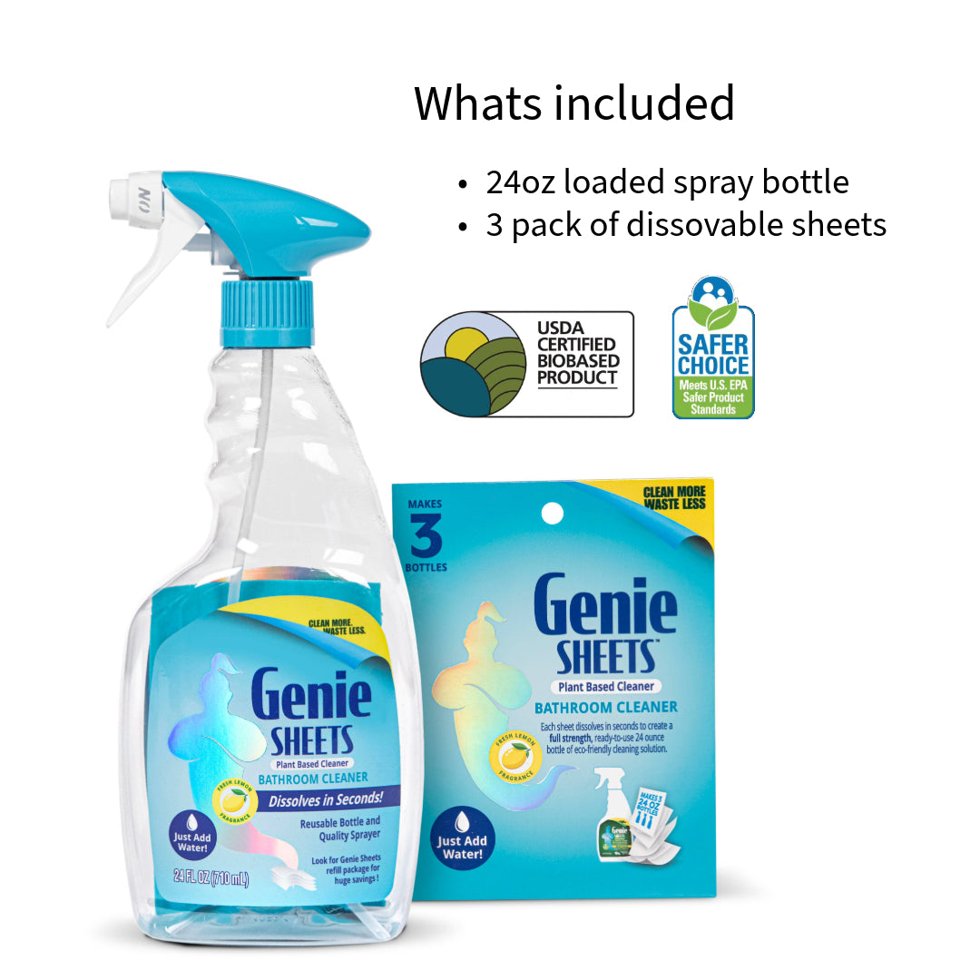 Genie Sheets - Bathroom Cleaner