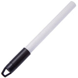 60" Straight White Fiberglass Squeegee Handle w/ Hangup Hole