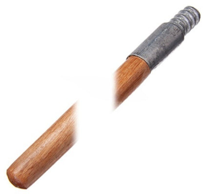 60" Wood Handle with Metal Ferrule